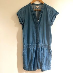 J. Crew chambray romper